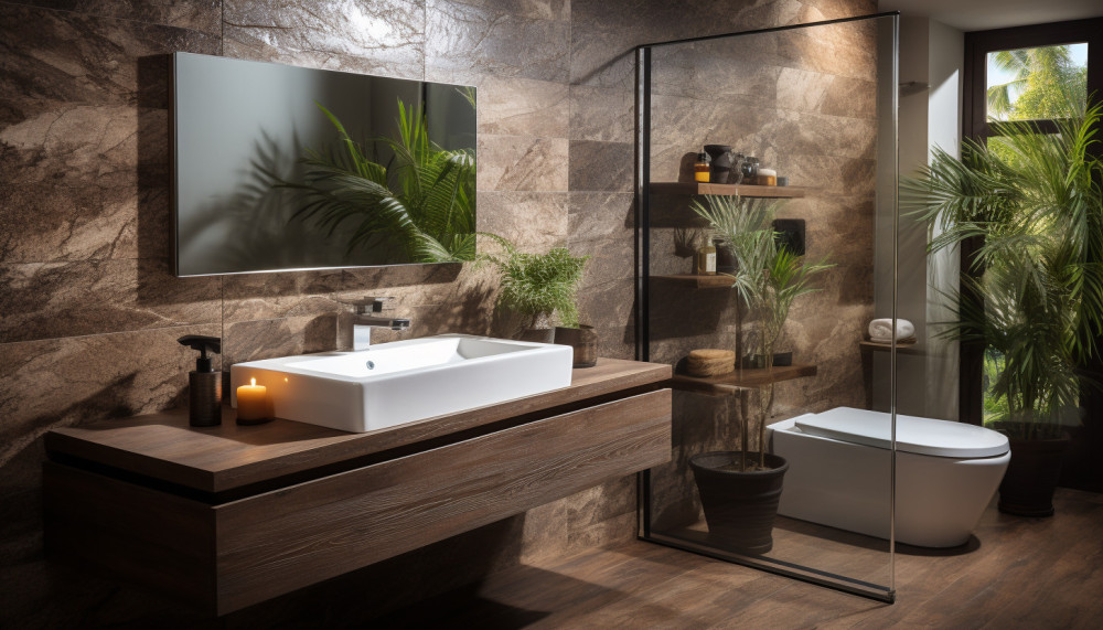 How to install a mirror in the bathroom?